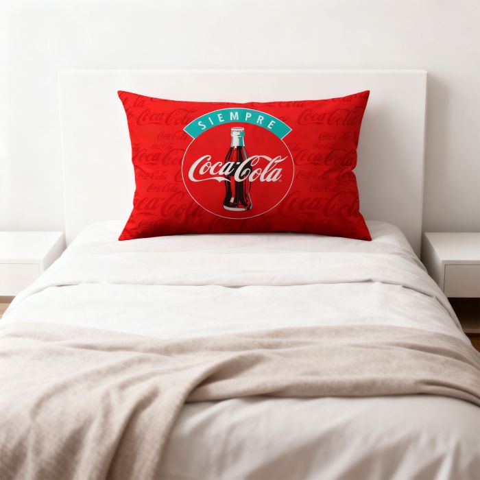 Almohada Reversible Coca-Cola Bottle - 70x50 cm