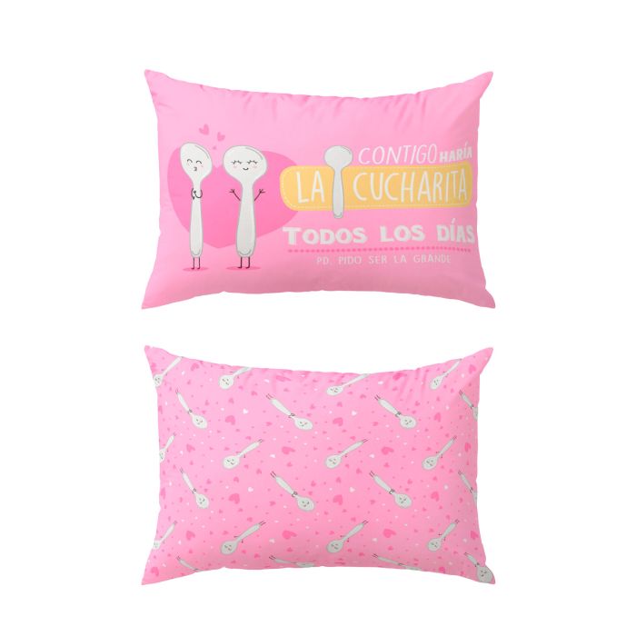 Almohada Reversible Cucharita - 70x50 cm