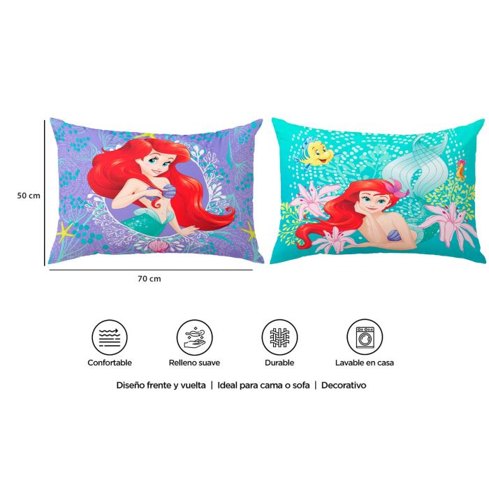 Almohada Reversible Ariel Mar - 70x50 cm