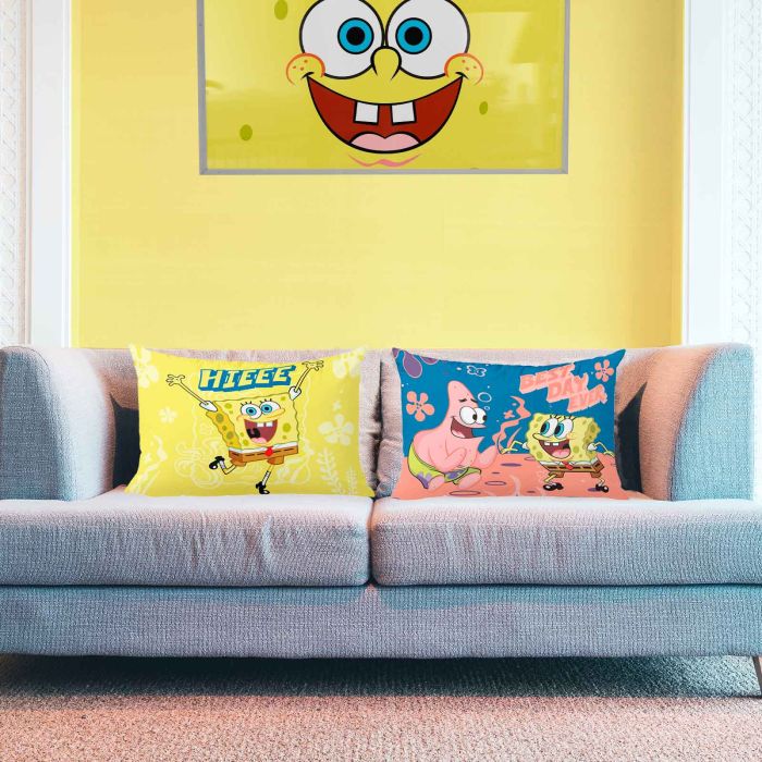 Almohada Reversible Bob Esponja - 70x50 cm