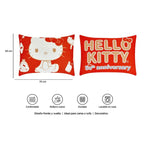 Almohada Reversible Hello Kitty 50 Aniversario - 70x50 cm