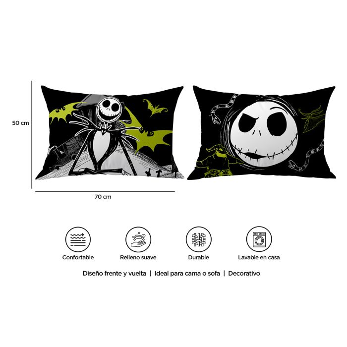 Almohada Reversible Jack World - 70x50 cm
