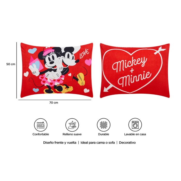 Almohada Reversible Mickey Cupido - 70x50 cm
