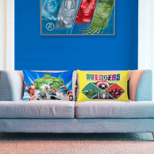 Almohada Reversible Avengers Escudos - 70x50 cm