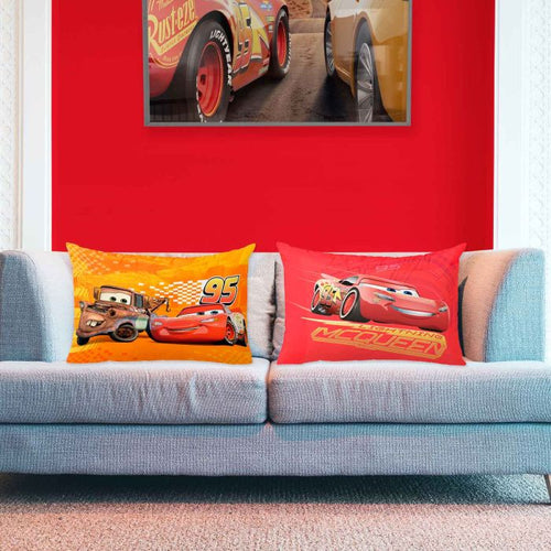 Almohada Reversible Cars Rayo McQueen - 70x50 cm