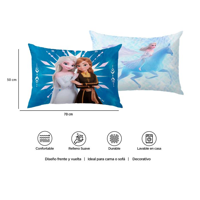 Almohada Reversible Frozen Amigas - 70x50 cm