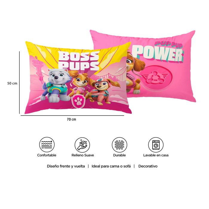 Almohada Reversible Paw Patrol Boss - 70x50 cm