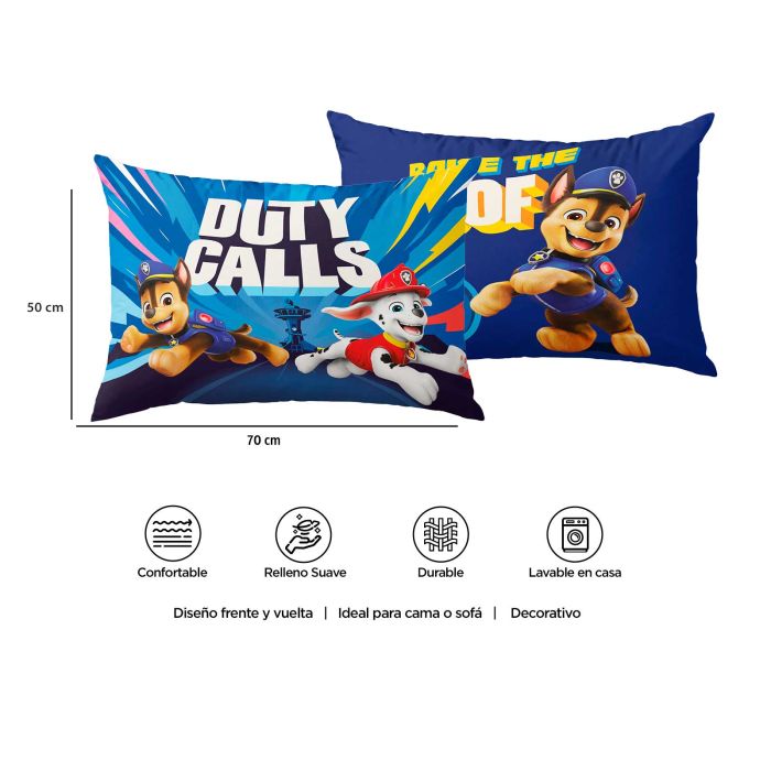 Almohada Reversible Paw Patrol Duty - 70x50 cm
