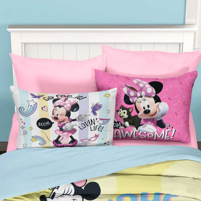Almohada Reversible Minnie Go - 70x50 cm