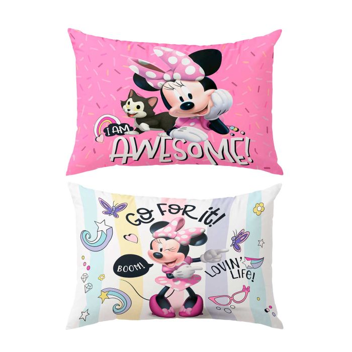Almohada Reversible Minnie Go - 70x50 cm