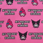 Almohada Reversible Kuromi y My Melody - 70x50 cm