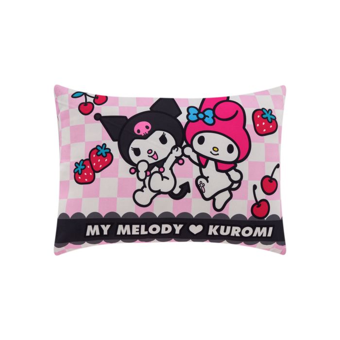 Almohada Reversible Kuromi y My Melody - 70x50 cm