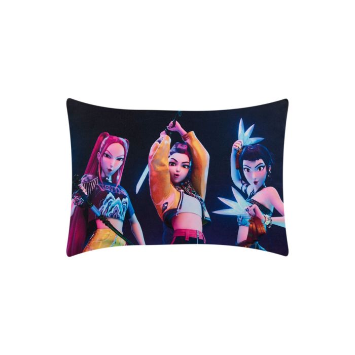 Almohada Reversible Guerreras K-Pop Heroínas - 70x50 cm
