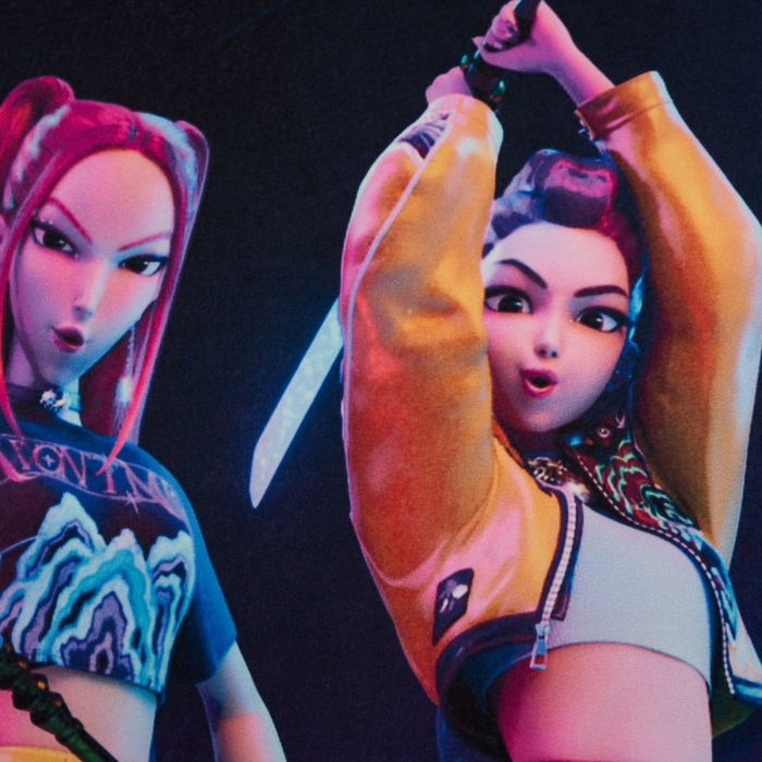 Almohada Reversible Guerreras K-Pop Heroínas - 70x50 cm