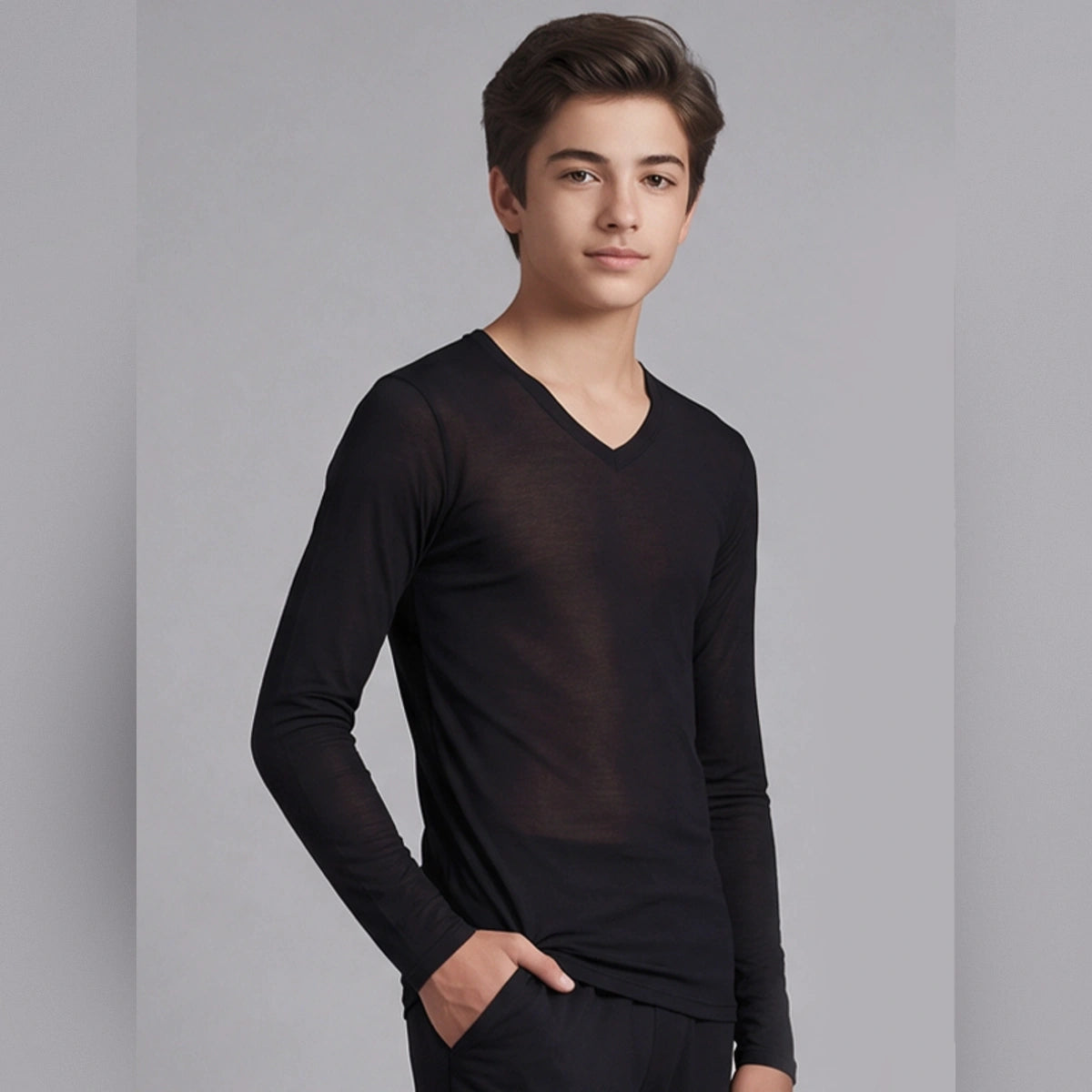 Camiseta Junior Negra Unisex