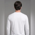 Camiseta Térmica Blanca Beatle Spot Cuello Redondo para Hombre