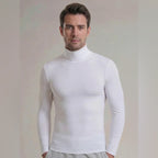 Camiseta Térmica blanca Beatle cuello alto para Hombre