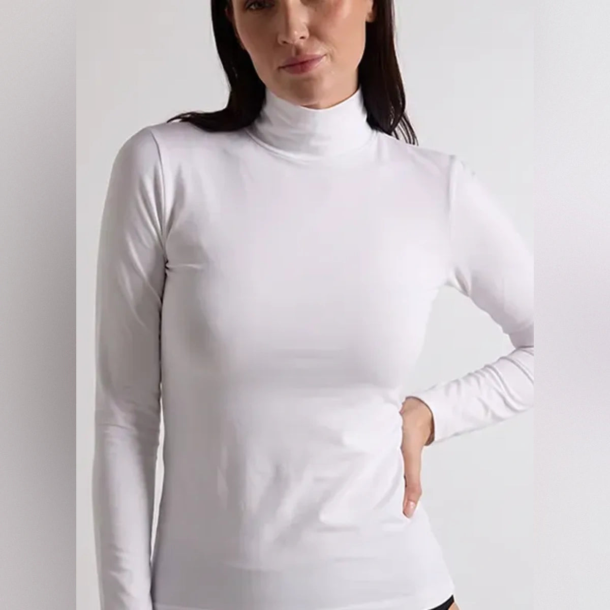 Camiseta térmica Clara Beatle cuello alto para Mujer