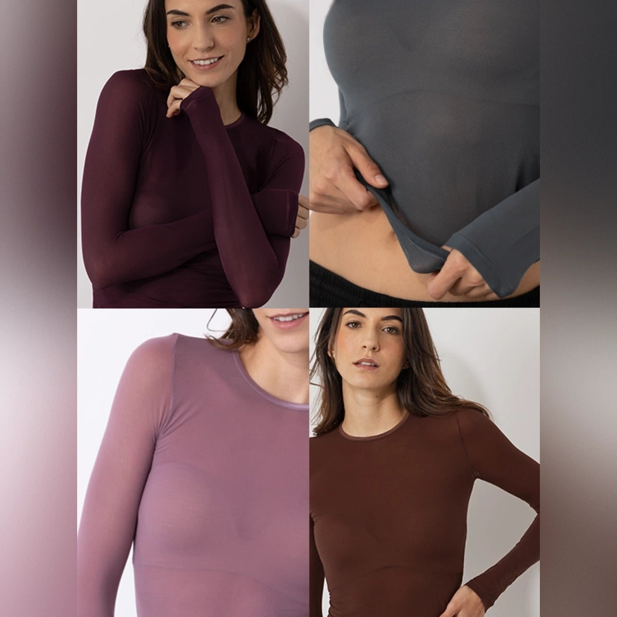 Camiseta térmica Colors Grafito para Mujer