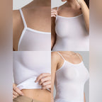 Camiseta térmica básica negra de tirantes para Mujer