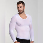 Camiseta térmica blanca manga larga para Hombre