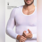 Camiseta térmica negra manga larga para Hombre