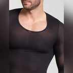 Camiseta térmica negra manga larga para Hombre
