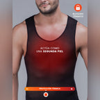Camiseta térmica negra sin manga para Hombre