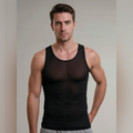 Camiseta térmica negra sin manga para Hombre
