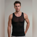 Camiseta térmica negra sin manga para Hombre