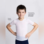 Camiseta térmica unisex KIDS manga corta blanca