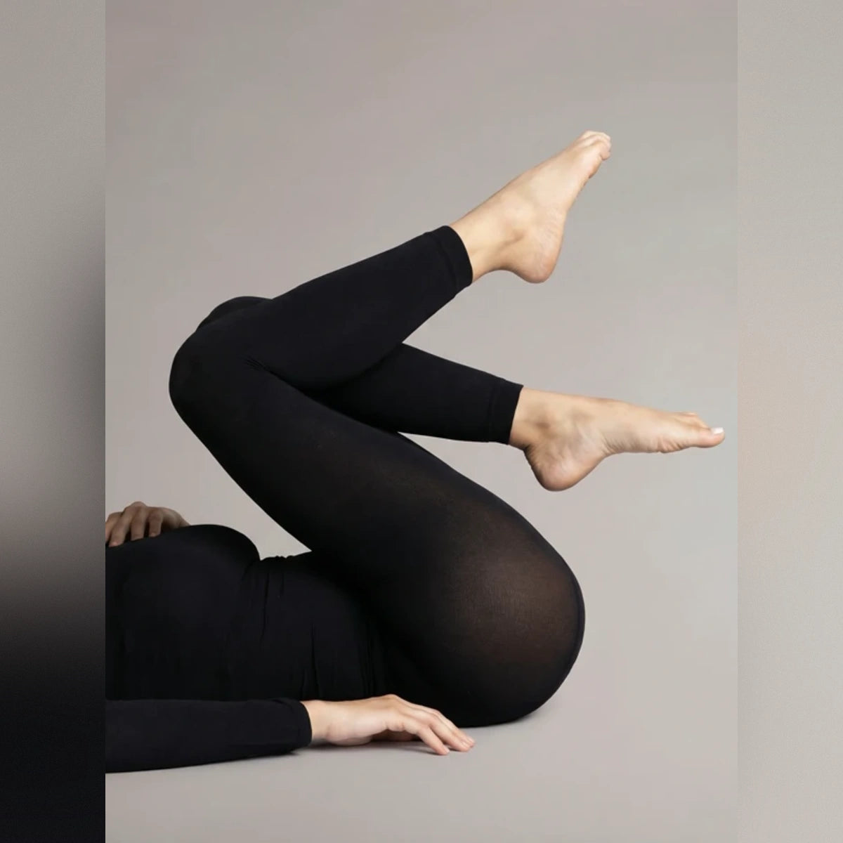 Capri de microfibra térmica Negro para Mujer