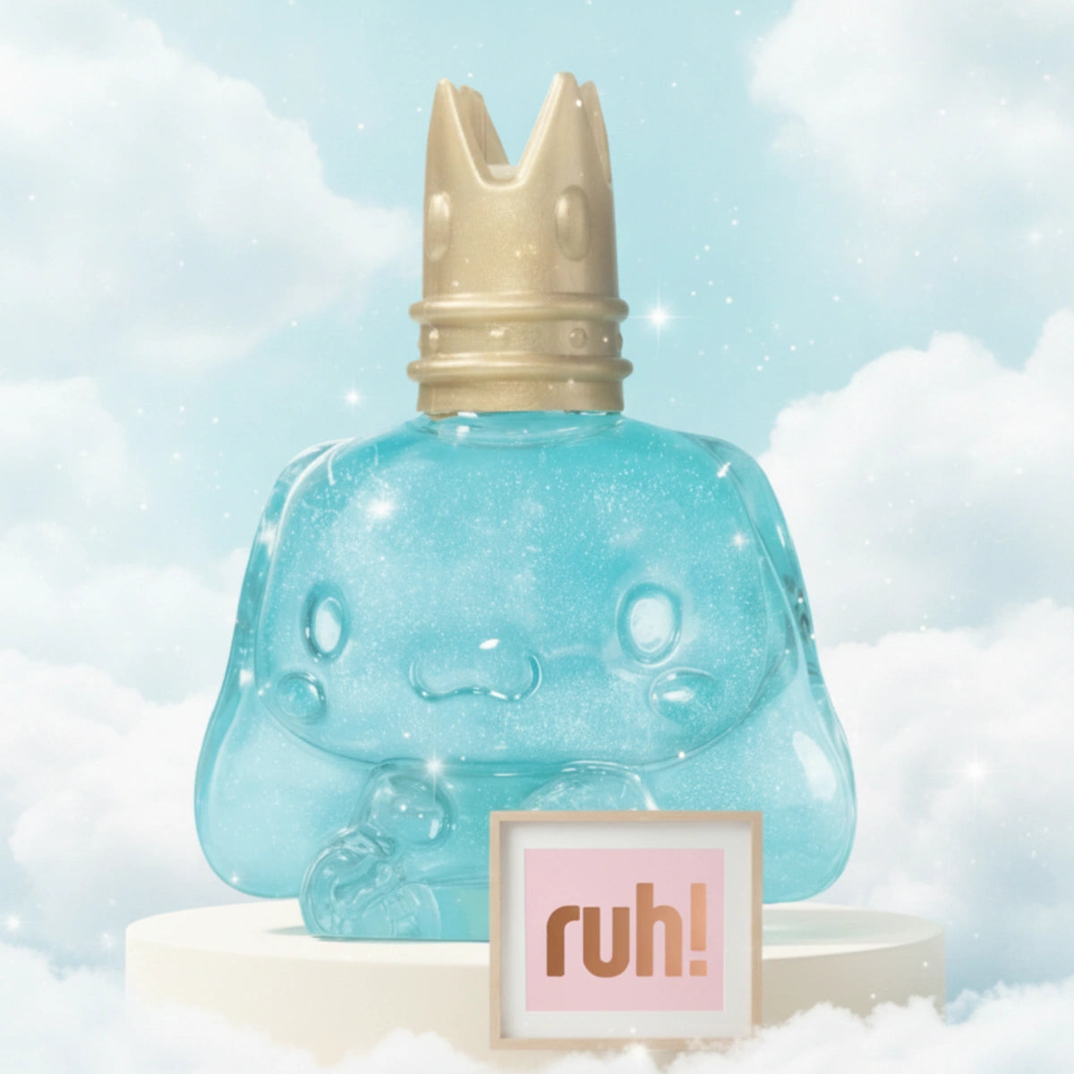 Colonia para Mujer Cinnamoroll 60 ml con Glitter | Rollo de canela, crema batida y vainilla