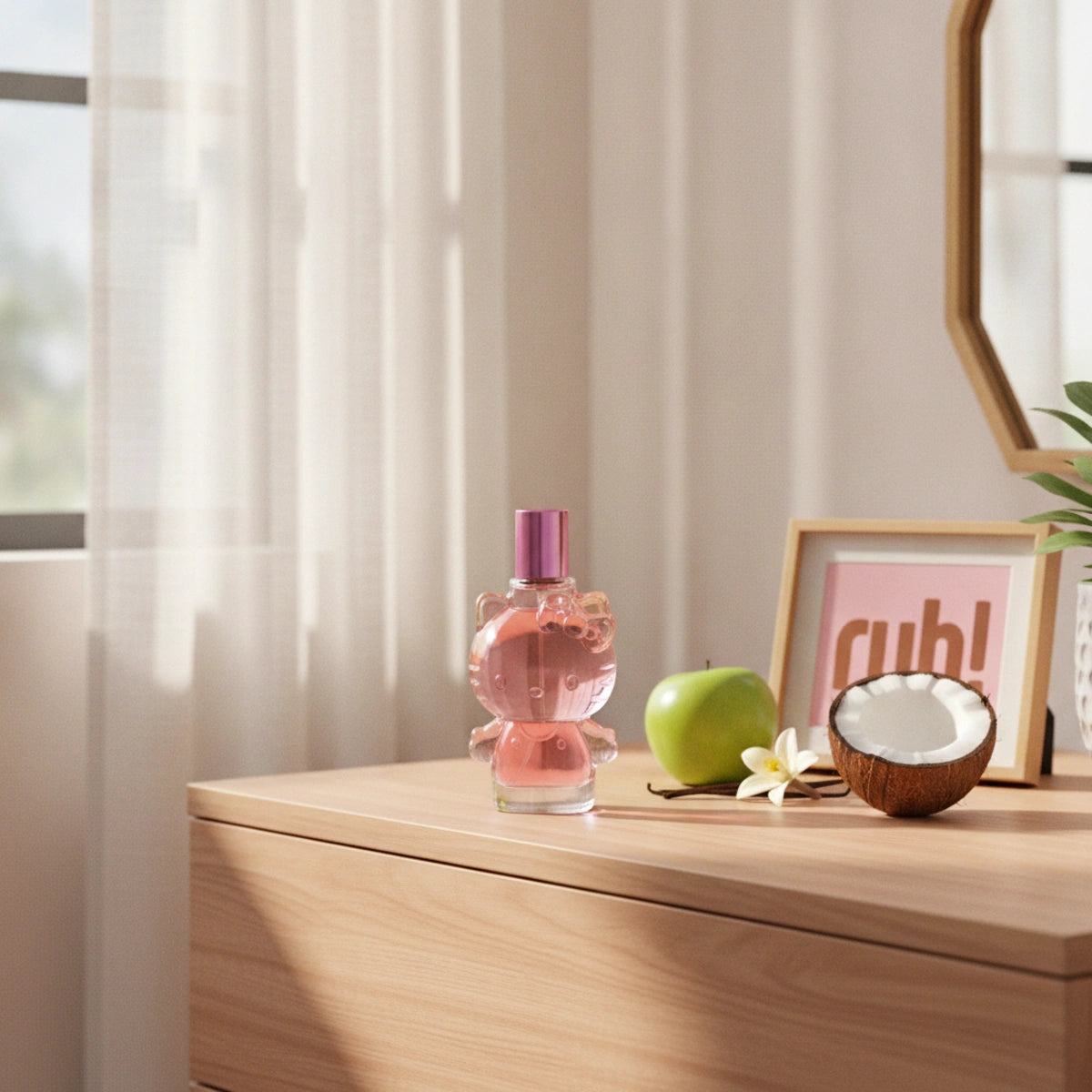 Colonia para Mujer Hello Kitty 60 ml | Manzana verde, vainilla y coco