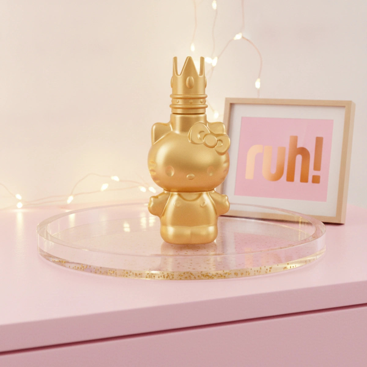 Colonia para Mujer Hello Kitty Gold 60 ml | Maracuyá y Piel de Durazno