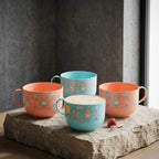 Juego de 4 Tazas Sweet Multicolor 320 ml c/u