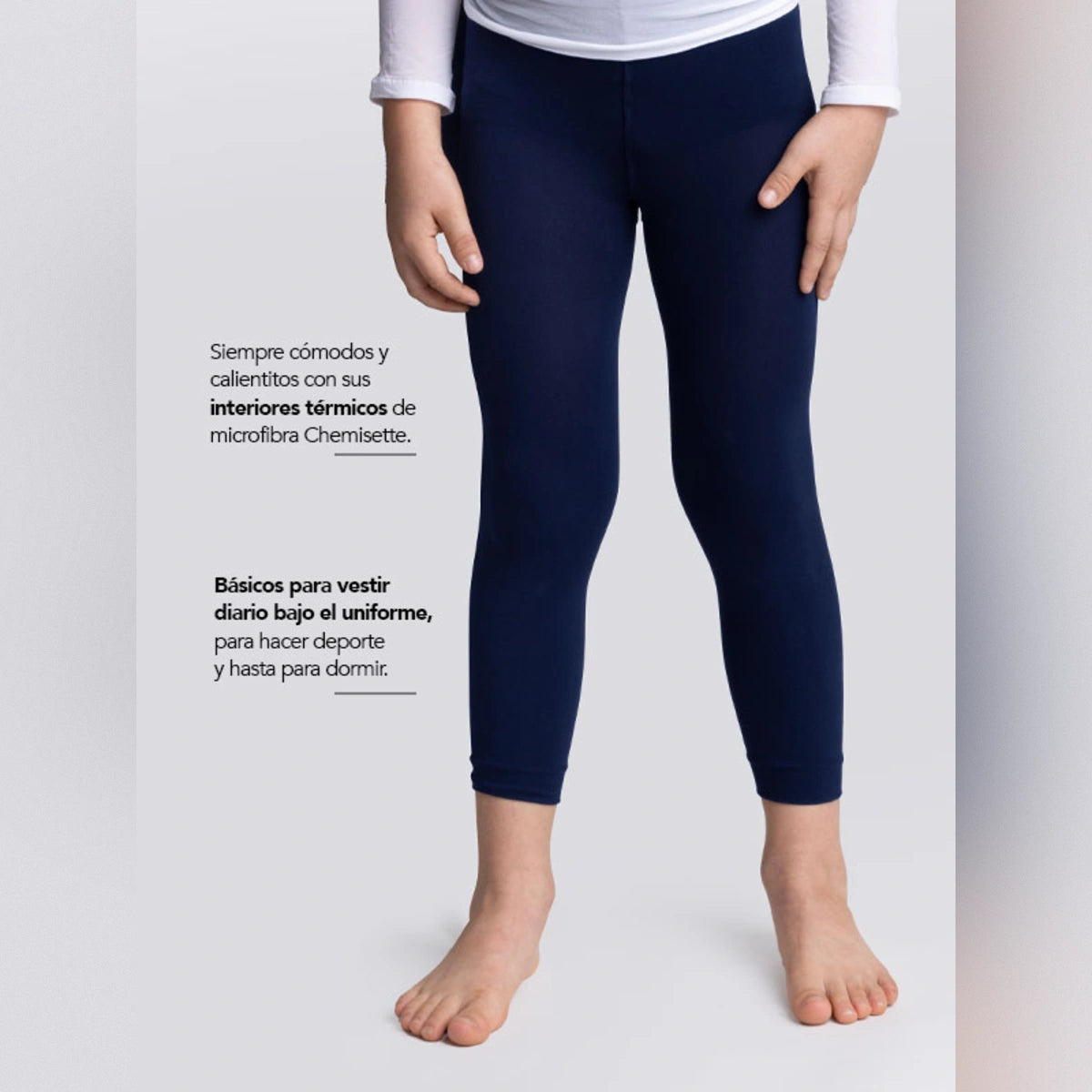 Pantalón térmico KIDS blanco