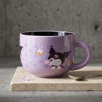 Taza de Cerámica Morada Kuromi Cap. 650 ml