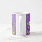 Taza Dinosaurios Monstruos Halloween Kawaii Cerámica 325ml