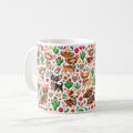 Taza 325 ml - "Fiesta de Chihuahuas: ¡Viva México!"