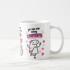 Taza Divertida "Ya No Me Desvela El 90/60/90" - 325 ml