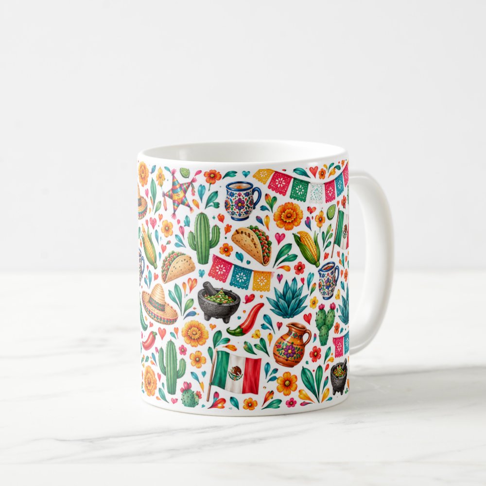 Taza 325 ml - "Colección Corazón Mexicano"