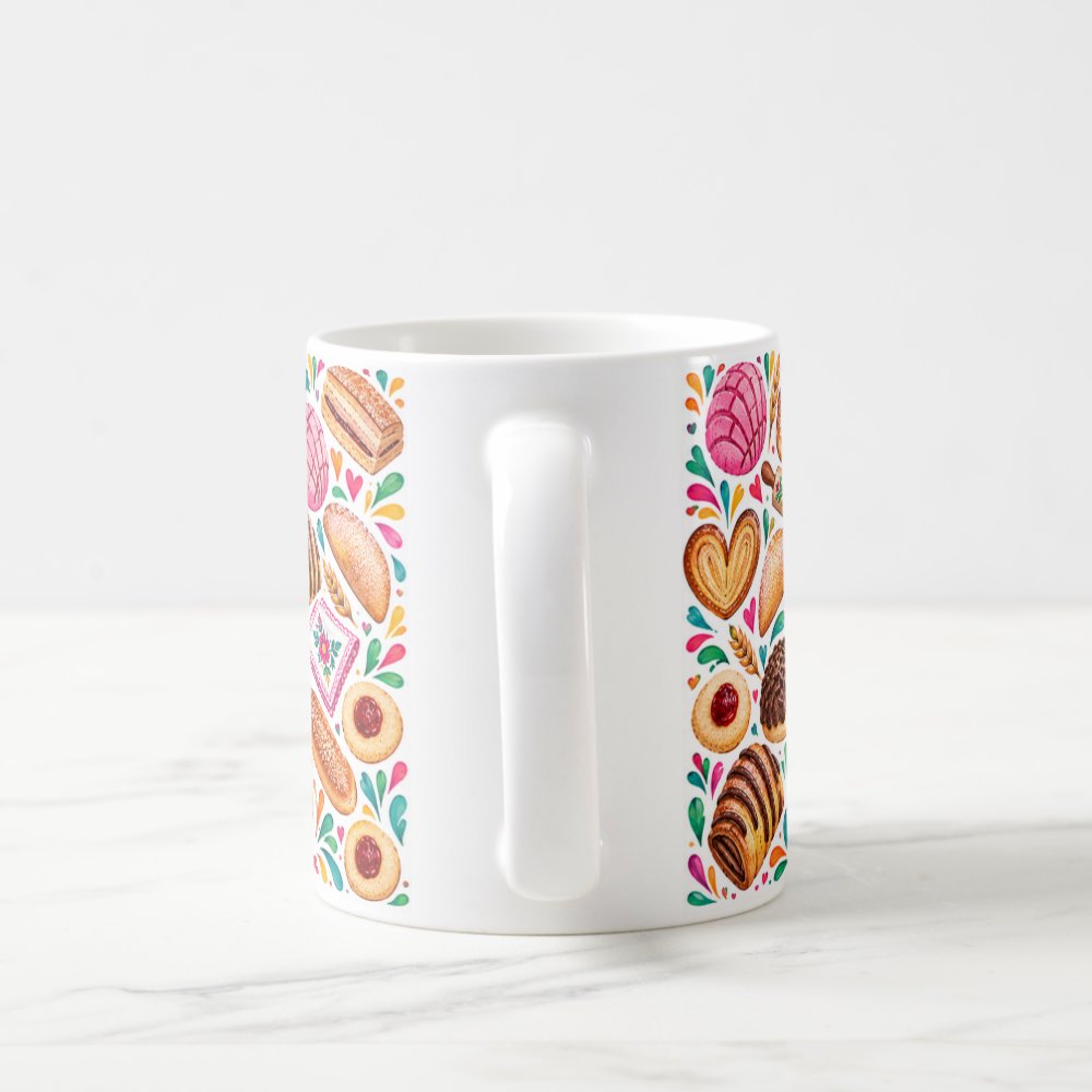 Taza 325 ml - "Pan Dulce Mexicano: El Festín de la Mañana"
