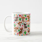 Taza 325 ml - "Fiesta de Chihuahuas: ¡Viva México!"