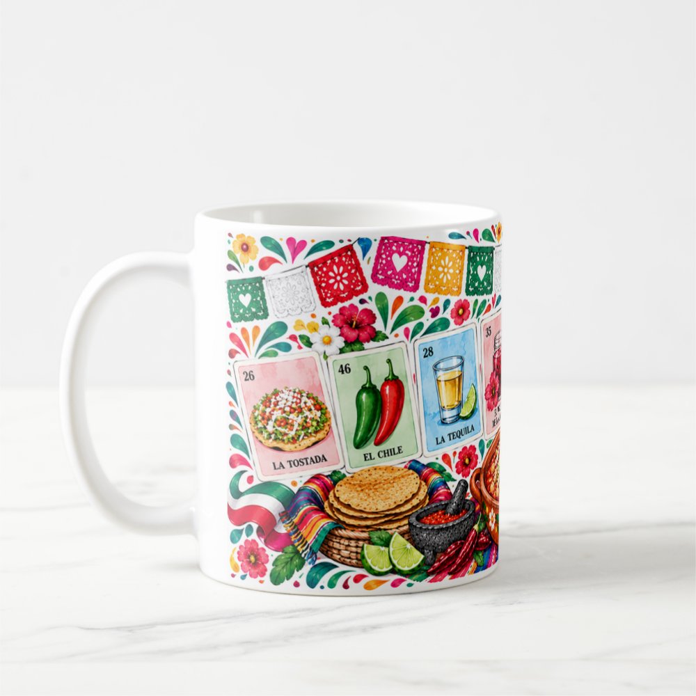 Taza 325 ml - "¡Lotería! Fiesta Mexicana"