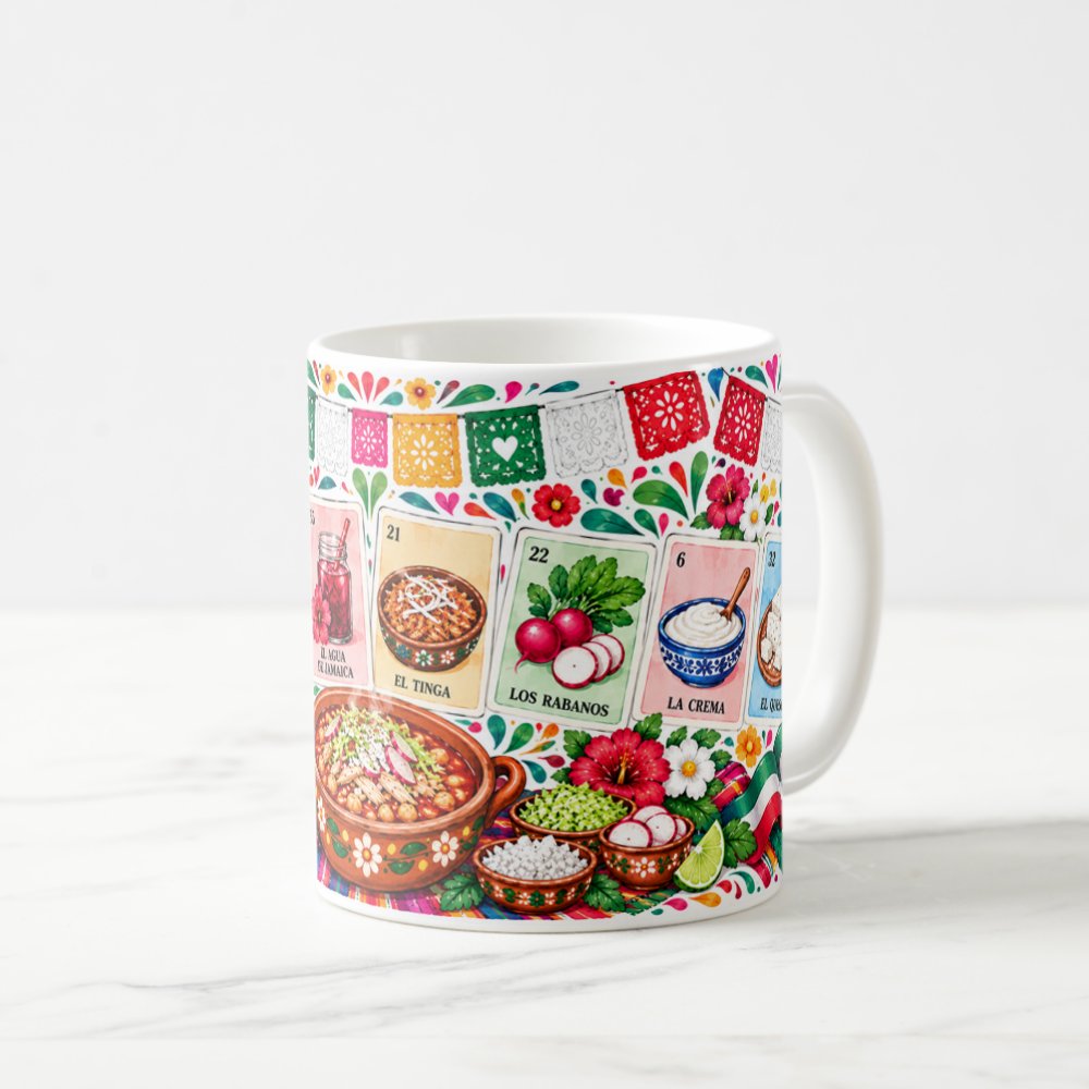 Taza 325 ml - "¡Lotería! Fiesta Mexicana"