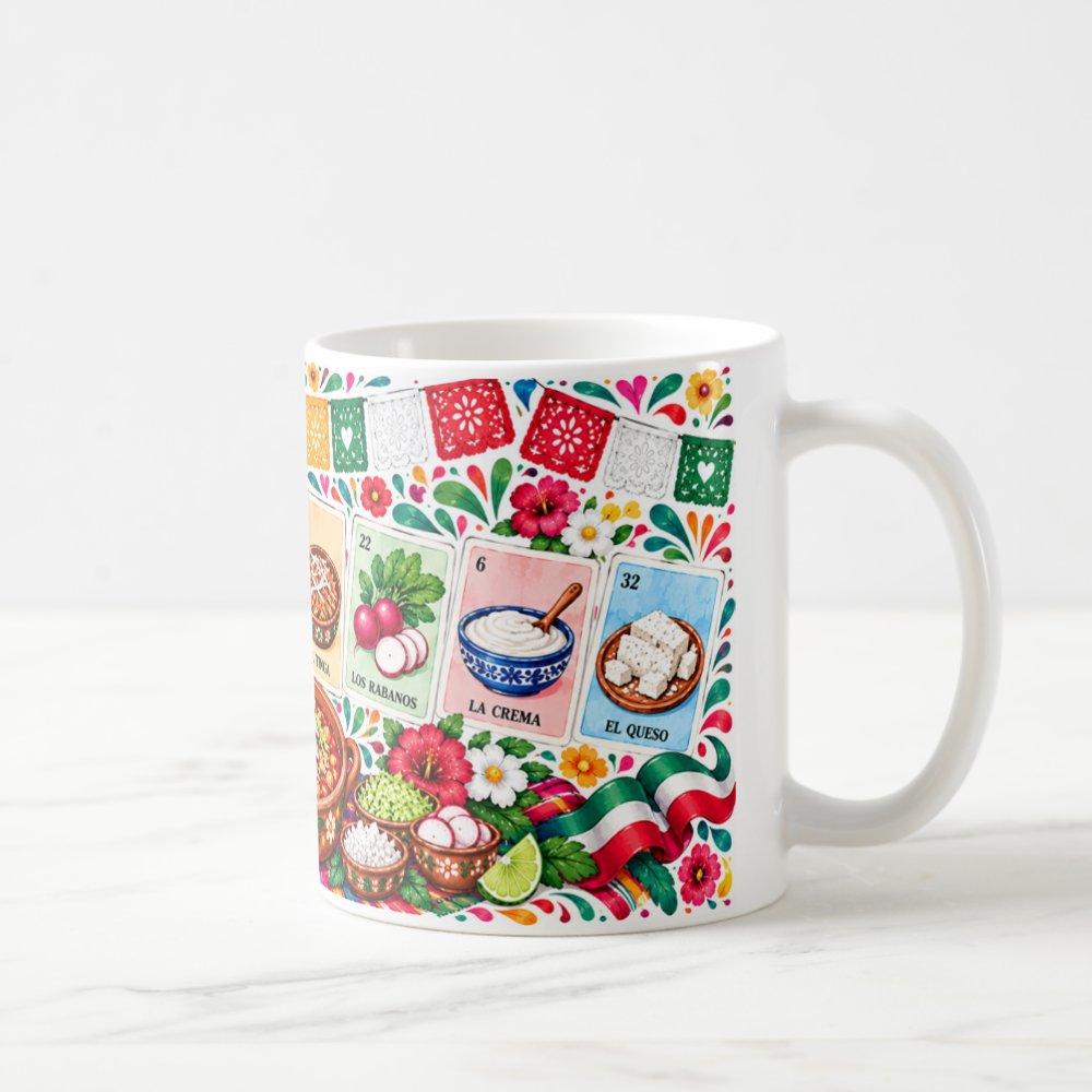 Taza 325 ml - "¡Lotería! Fiesta Mexicana"