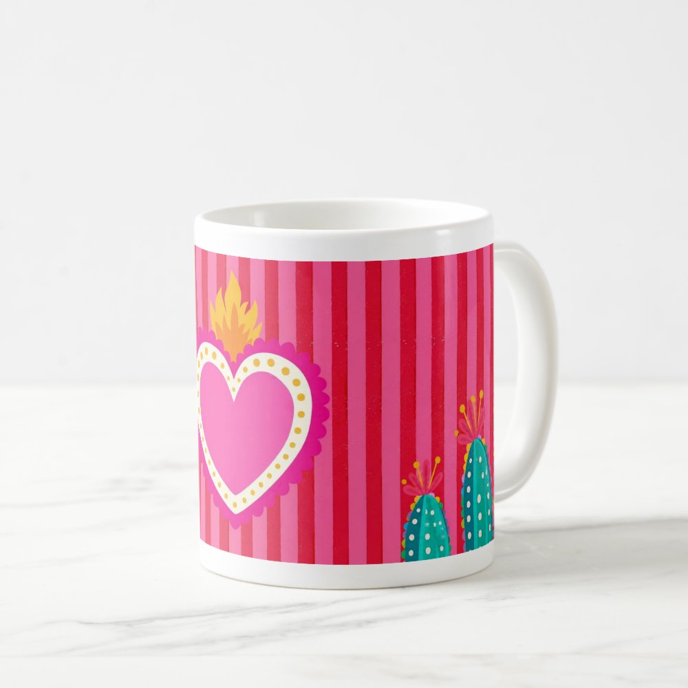 Taza 325 ml - "Colección Milagrito Rosa Mexicano"
