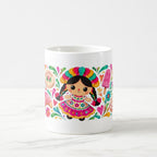Taza 325 ml - "Muñeca Lele y Dulzura Rosa"