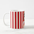 Taza Gato Fashionista Con Lentes Y Pañueleta Retro - 325ml